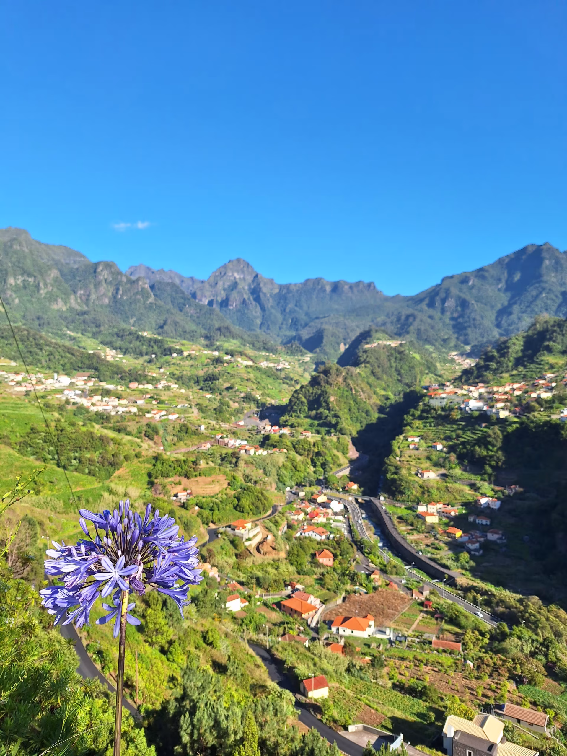 Madeira eszaki part kilatas Sao Vicente felol